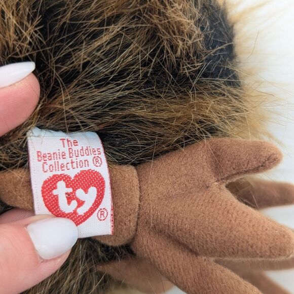 TY Beak Kiwi Bird Beanie Baby 1998 Large Vintage Fuzzy Toy - Picture 2 of 5